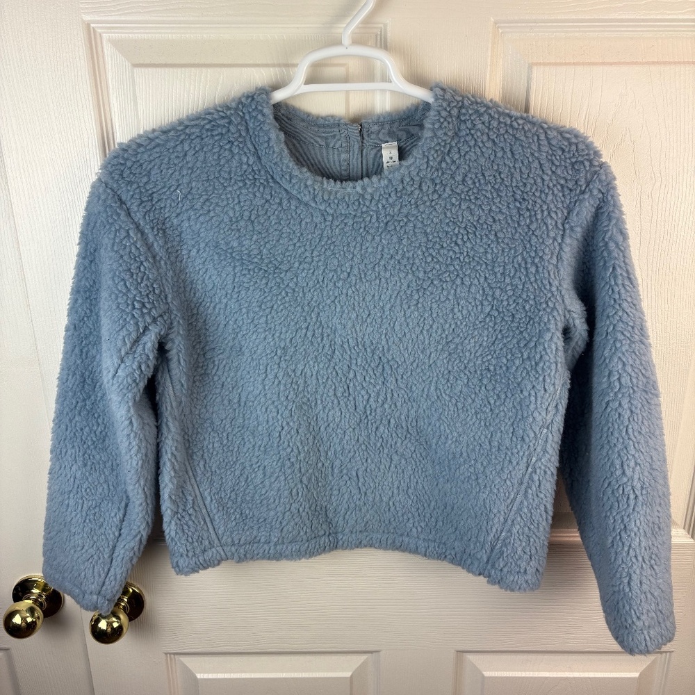 Lululemon Wool Whenever Crew Pullover Blue